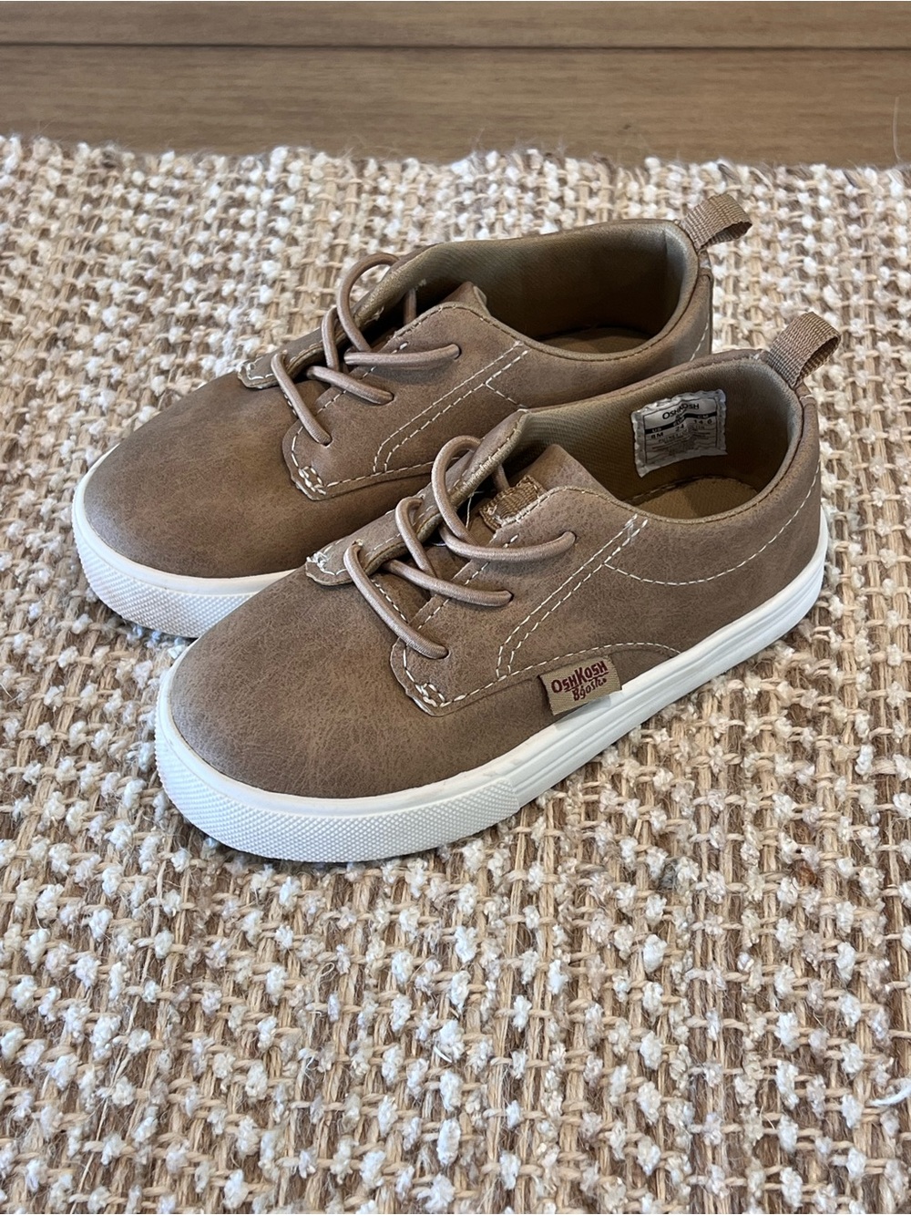 OshKosh B'gosh Kids Brown Casual Lace-Up Sneakers